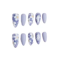 IG Style Sweet Flower ABS Press-on Nails main image 3