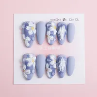 IG Style Sweet Flower ABS Press-on Nails main image 4