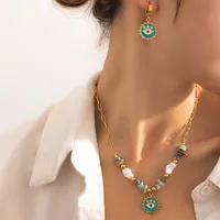 Simple Style Heart Shape Titanium Steel Plating Women's Jewelry Set sku image 8
