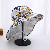 Children Unisex Cute Simple Style Sports Cartoon Bucket Hat main image 4