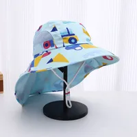 Children Unisex Cute Simple Style Sports Cartoon Bucket Hat main image 6