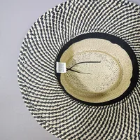 Women's Elegant Vacation Simple Style Multicolor Flat Eaves Straw Hat main image 2