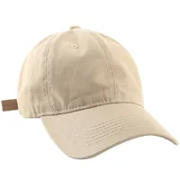 Unisex Casual Solid Color Curved Eaves Baseball Cap main image 5