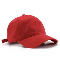 Unisex Casual Solid Color Curved Eaves Baseball Cap sku image 12