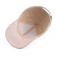 Women's Vacation Simple Style Solid Color Crimping Baseball Cap main image 5