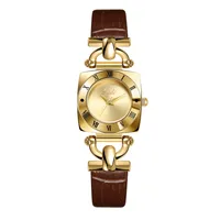 Vacation Simple Style Solid Color Buckle Quartz sku image 3