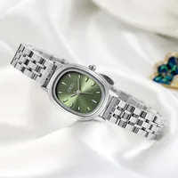 Vacation Simple Style Solid Color Butterfly Double Snap Quartz main image 2