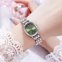 Vacation Simple Style Solid Color Butterfly Double Snap Quartz main image 3