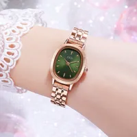 Vacation Simple Style Solid Color Butterfly Double Snap Quartz main image 4