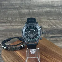 Vintage Style Solid Color Buckle Quartz sku image 7