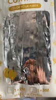 1*2m Rain Curtain Colorful Stripe Glittering Wedding Stage Background Decoration Tassel Door Curtain Laser Rain sku image 2
