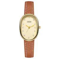 Retro Solid Color Buckle Quartz sku image 5