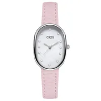 Retro Solid Color Buckle Quartz sku image 8