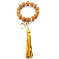 Simple Style Geometric Arylic Beaded Unisex Keychain sku image 7