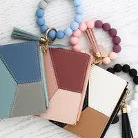 Women's Geometric Pu Leather Silica Gel Zipper main image 2