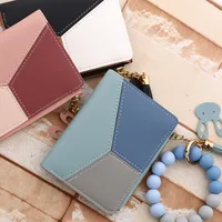 Women's Geometric Pu Leather Silica Gel Zipper main image 3