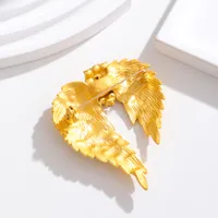 Classical Wings Zinc Alloy Inlay Rhinestones Women's Brooches main image 4