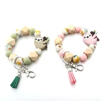Cute Sloth Silica Gel Unisex Keychain main image 2