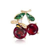 Simple Style Commute Cherry Alloy Women's Brooches main image 1