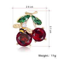 Simple Style Commute Cherry Alloy Women's Brooches main image 2