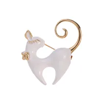 Cute Cat Zinc Alloy Plating Unisex Brooches main image 3