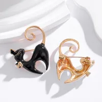 Cute Cat Zinc Alloy Plating Unisex Brooches main image 1