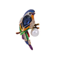 Simple Style Parrot Zinc Alloy Plating Unisex Brooches sku image 1