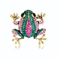 Simple Style Shiny Frog Zinc Alloy Plating Unisex Brooches main image 1