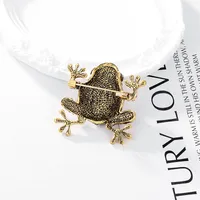Simple Style Shiny Frog Zinc Alloy Plating Unisex Brooches main image 3