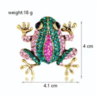 Simple Style Shiny Frog Zinc Alloy Plating Unisex Brooches main image 2