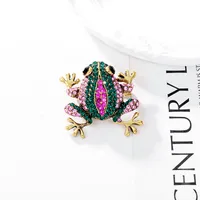 Simple Style Shiny Frog Zinc Alloy Plating Unisex Brooches main image 4