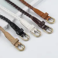 Retro Solid Color Imitation Leather Alloy Plating Women's main image 2