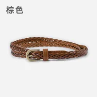 Retro Solid Color Imitation Leather Alloy Plating Women's sku image 8