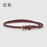 Retro Solid Color Imitation Leather Alloy Plating Women's sku image 6