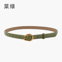 Simple Style Solid Color Two-Layer Cowhide Alloy Leather Women's sku image 3