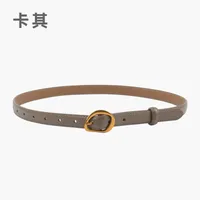 Simple Style Solid Color Two-Layer Cowhide Alloy Leather Women's sku image 4