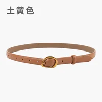 Simple Style Solid Color Two-Layer Cowhide Alloy Leather Women's sku image 8