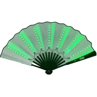 Punk Solid Color Raw Silk Fan Fans & Heating main image 4