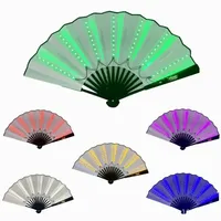 Punk Solid Color Raw Silk Fan Fans & Heating main image 1