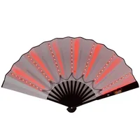 Punk Solid Color Raw Silk Fan Fans & Heating main image 3