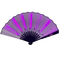 Punk Solid Color Raw Silk Fan Fans & Heating sku image 6