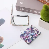 Elegant Retro Butterfly Pu Leather Glass sku image 4