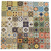 Ethnic Style Flower Cork Ceramics Placemat 1 Piece main image 1
