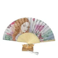 Elegant Classical Portrait Starry Sky Chemical Fiber Fan Fans & Heating main image 5