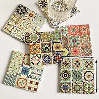 Ethnic Style Flower Cork Ceramics Placemat 1 Piece main image 5