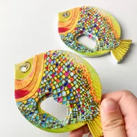 Cute Fish Melamine Refrigerator Magnet sku image 2