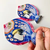 Cute Fish Melamine Refrigerator Magnet sku image 6