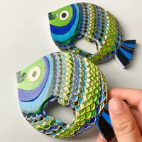 Cute Fish Melamine Refrigerator Magnet sku image 5
