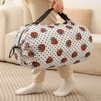 Casual Letter Windmill Oxford Cloth Household Shopping Bag sku image 5