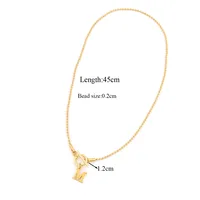 Casual Elegant Simple Style Letter 201 Stainless Steel 304 Stainless Steel Women's Pendant Necklace sku image 13